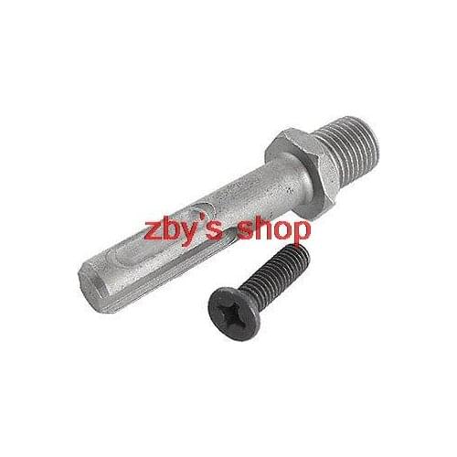 1/2" Dia Thread Plus Shank Drill Chuck Adapter w Screws