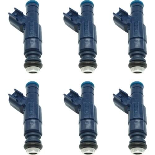 6PCS Fuel Injector Nozzle For FORD ECOSPORT OEM: 0280156162 0 280 156 162 3M6G-BA 3M6GBA