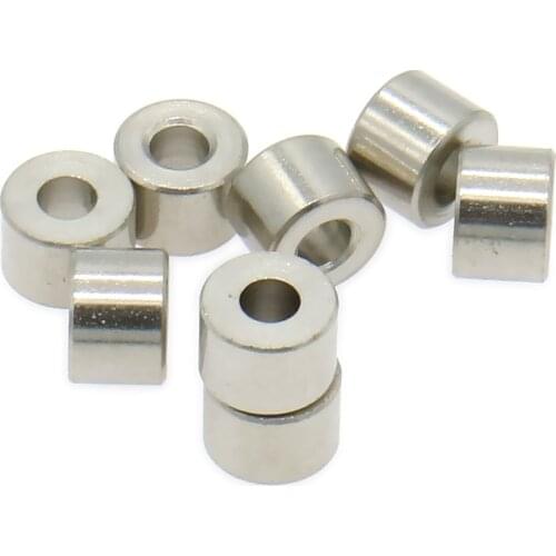 8pcs Alloy Column For 1/10 Rc Model Car 6*3*4mm 7*3*5mm F290012 F290013 Hpi Hsp Traxxas Losi Axial Tamiya Redcat Himoto Losi