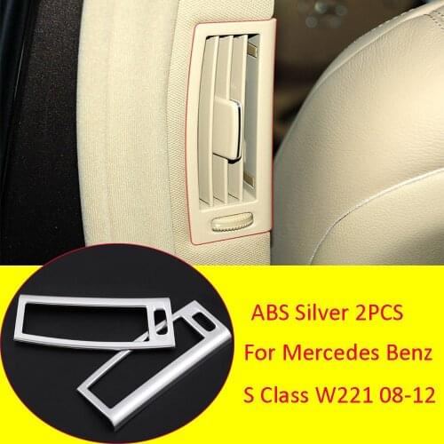 ABS B Pillar Air Vent Outlet Cover For Mercedes Benz S Class W221 2008-2012