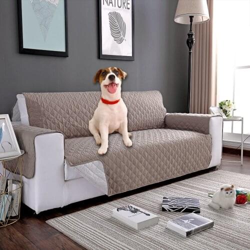 Sofa Cover armchair Mat protector for sofas Dog Pet Kids Reversible Washable Removable Slipcovers 1/2/3 Seat