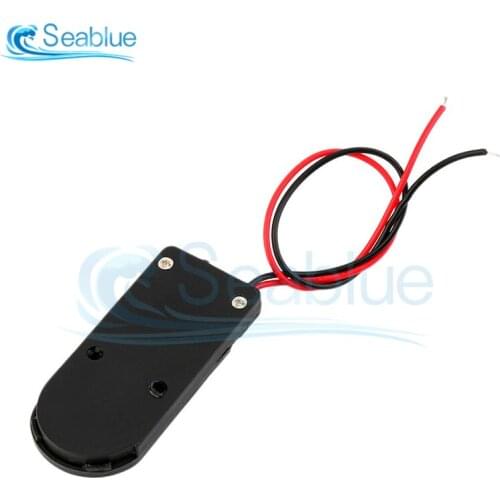 5Pcs CR2032 Button Coin Cell Battery Socket Holder Case Cover With ON-OFF Switch 3V Battery Storage Box Black/White