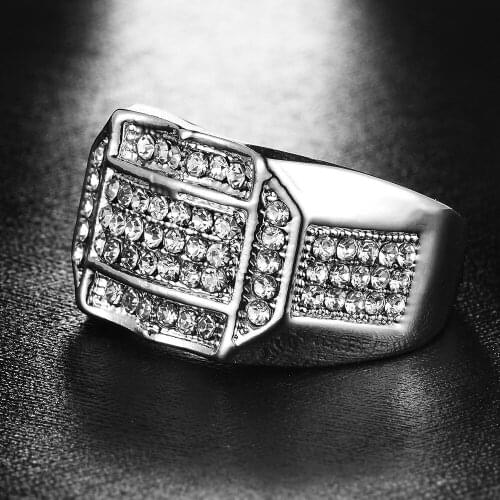 European and American accessories jewelry ring fashion mens silver rings