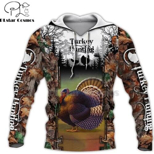 Bow field ANIMALS HUNTING turkey 3D printed Hoodies zip Hoodie Men for Women Fashion Hooded Sweatshirt Casual Pullover