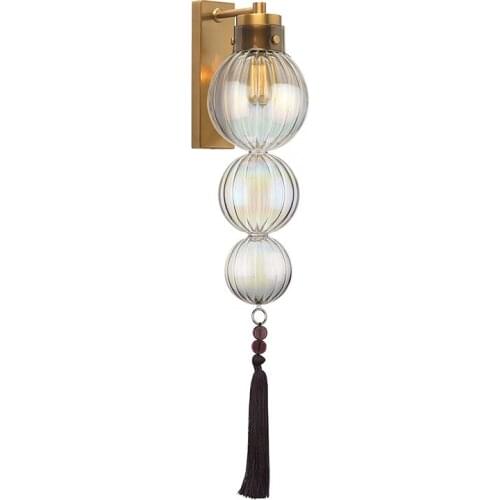 Loft deco maison iron aisle dining room bedside espelho luminaria de parede