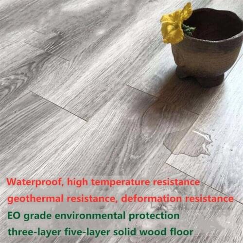 Freeshipping，Multi-layer solid wood composite floor is environmentally friendly, waterproof and wear-resistant