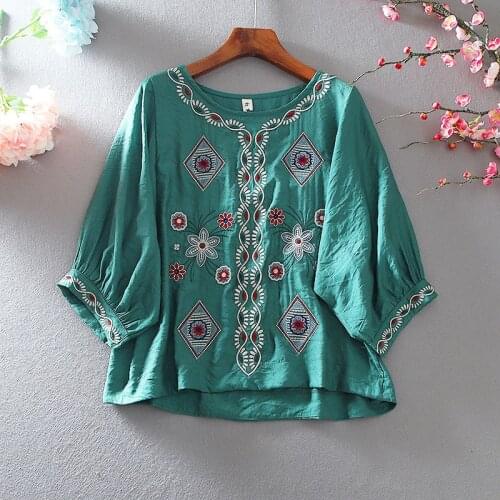 Multi Point Blouses With Sleeves