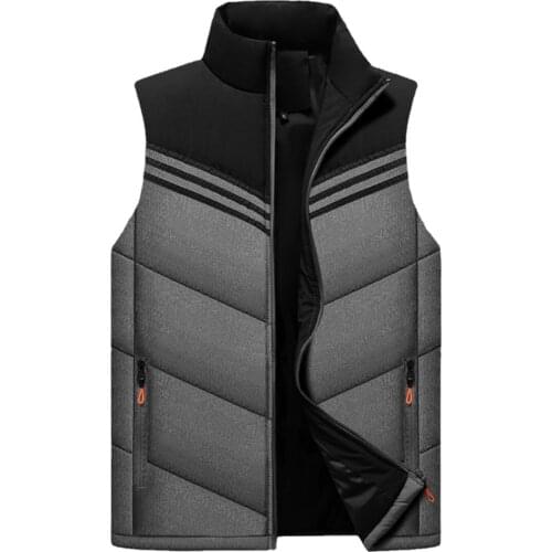 Mens Clothing Vest Jacket Mens New Autumn Warm Sleeveless Jacket Male Winter Casual Waistcoat Men Vest Plus Size Veste Homme