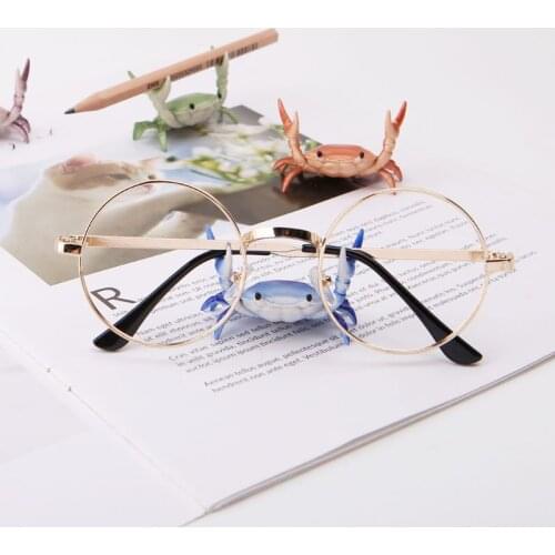New Japanese Creative Cute Crab Pen Holder Weightlifting Crabs Penholder Bracket Storage Rack Gift Stationery