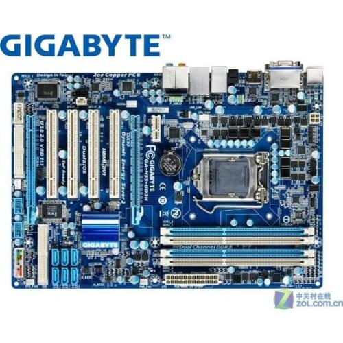 Gigabyte GA-H55-UD3H original mainboard LGA 1156 DDR3 H55-UD3H USB2.0 VGA HDMI VGA 16GB used Desktop Motherboard
