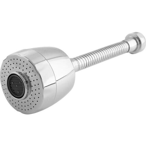 360° Rotation Stainless Shower Faucet Kitchen Water-saving Filter 18cm Water Extended Splash-proof Filter Mouth