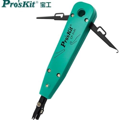 Taiwan ProsKit cp-3141 110 krone terminal block crimping device line card device wire cutter