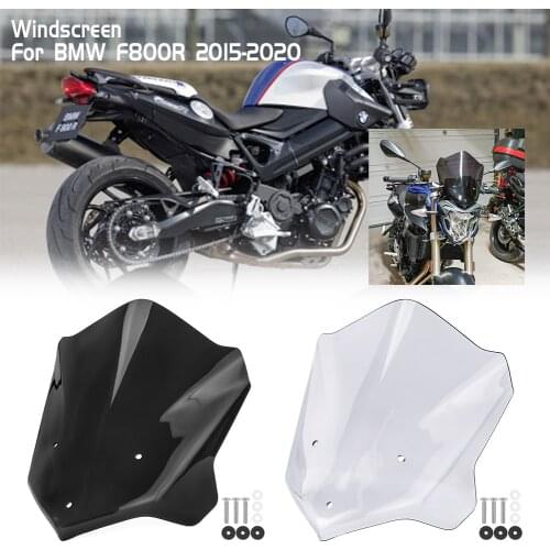 Motorcycle Sport Windshield Windscreen Wind Deflector For BMW F800R F-800R 2015 2016 2017 2018 2019 2020 F 800R Accessories New