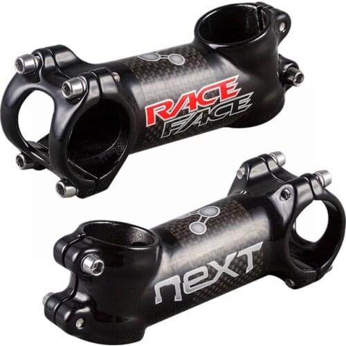 Race Face Next Angle 6/17 Degree 31.8mm Aluminum & Carbon Bicycle Stem Mountain/Road Bike Stem 60/70/80/90/100/110/120mm