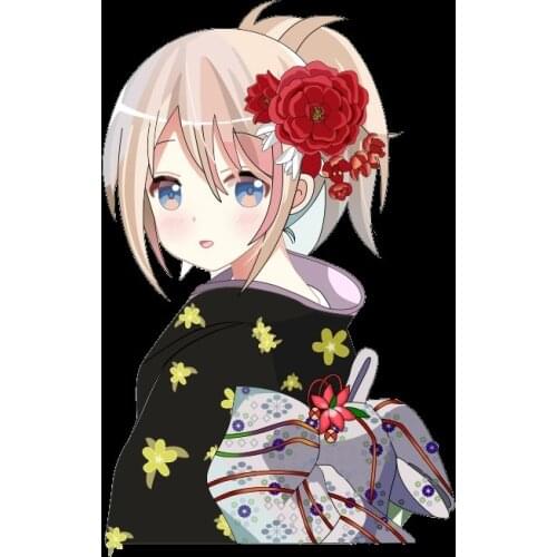 Japanese beautiful kimono girl Heat Transfer Stickers A-level Washable Iron On Applique For T-shirt DIY Clothes Decoration