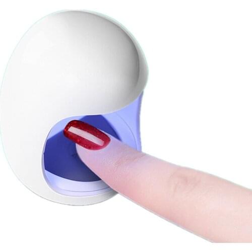 1 Set Protable Mini LED Lamp 3W UV Gel Electronic Charging Lamp Dryer Manicure Nai Art Dryer Timing Machine Fashion Tool