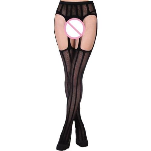 10 Pcs Sexy Mesh Fishnet Lingerie Women Garter Belt Tights Slim Stockings Thigh High Embroidery Women Pantyhose Multi Style Hot