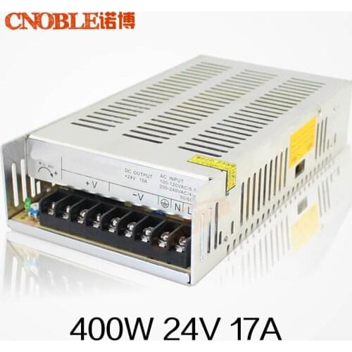 400W 24V 17A Single Output Switching Power Supply for LED light 220v AC to DC smps