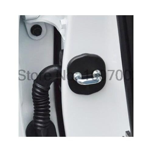 For FORD Kuga Ecosport Mustang ABS Door lock cover avoid rusty protecting Car Stickers Door Lock Trim Car Accessories