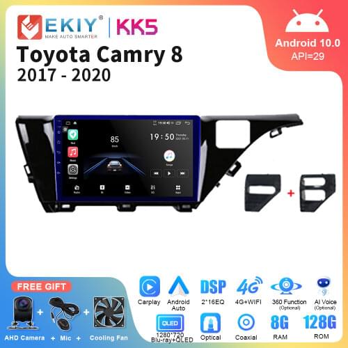 EKIY Android 10 Car Radio For Chevrolet Malibu 2012-2015 Stereo Audio Radio Autoradio GPS Navigation Head Unit DSP QLED Screen