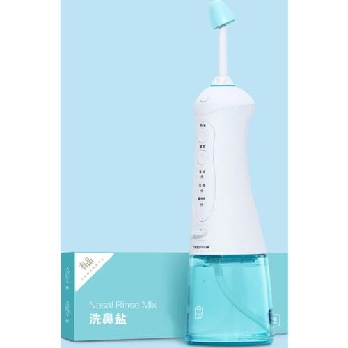 Xiaomi Miaomiaoce Electric Nasal Irrigator Washing 360 Degrees Rotation Clean Nose Allergic Rhinitis Nasal Congestion Sneeze
