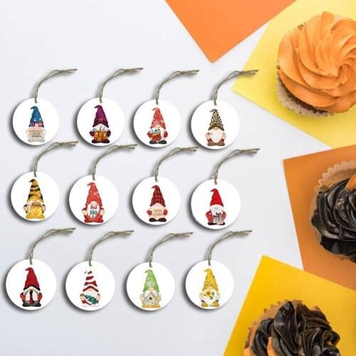 Halloween Sign Gnome Shaped Pumpkin Wooden Plaque Trick or Treat Hanging Sign Home Living Room Wall Decoration Gift