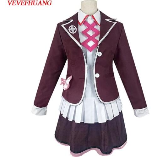 VEVEFHUANG Cosplay Zettai Zetsubo Shojo: Danganronpa Another Episode Kotoko Utsugi Costume Full Set Uniform Cosplay Costume
