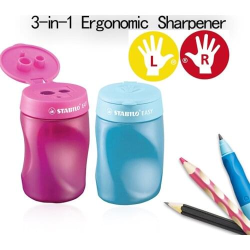 STABILO 4502 Easy Right Handed Sharpener STABILO EASY sharpener comes in for left-handers and for right-handers