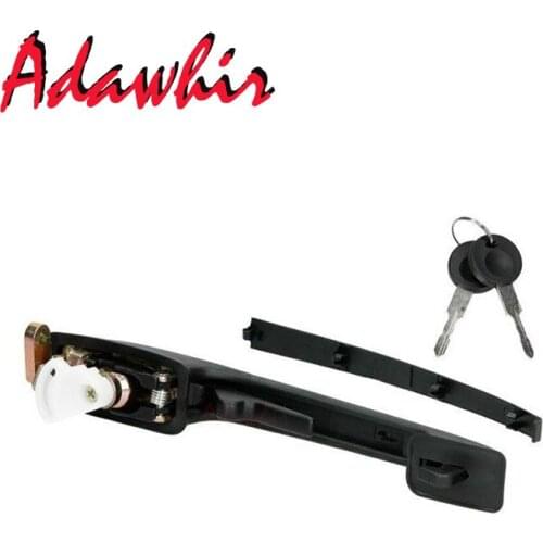 For AUDI 80 78-86 100 77-83 OUTER RIGHT FRONT DOOR HANDLE WITH 2 KEYS 813837206C 813837206