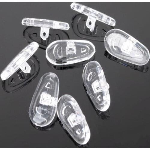 Cheap Quality 500Pcs General Silico-Gel Nose Pads Uniform Symmetrical Sizes Anti-Slip Eyeglasses Accessories