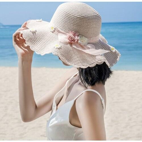 New Parent-Child Straw Hat Summer Sun Hat Sunscreen Breathable Children Adult Cute Hat Travel Beach Hat