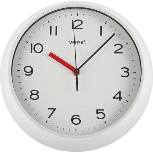Wall Clock Plastic (6,6 x 29,3 x 29,3 cm) White