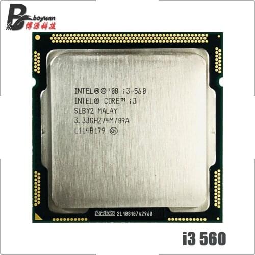 Intel Core i3-560 i3 560 3.3 GHz Dual-Core CPU Processor 4M 73W LGA 1156