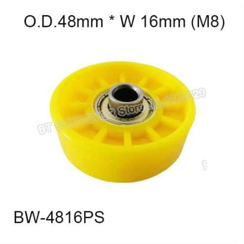 Resin fly wheel with ribs OD48mm * W16mm ribs wheel replacement wheel BW-4816PS
