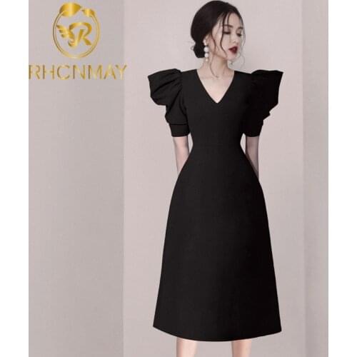 Черные летние платья RHCNMAY China At AliExpress