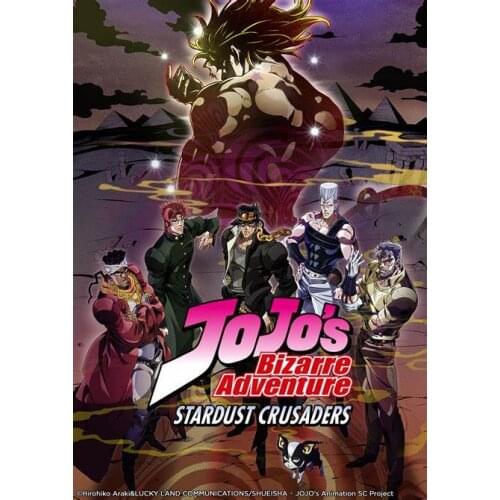 JoJos Bizarre Adventure Anime Art Print Silk Poster Home Wall Decor 24x36inch