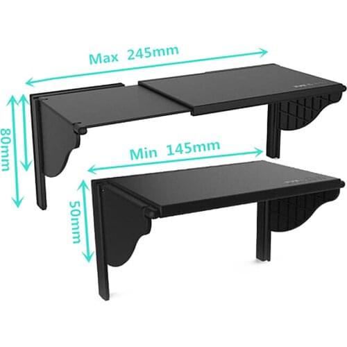 Car GPS Sunshade Cover For 5.5-10 Inch Universal Barrier Light Cover Car GPS Navigation Screen Sun Shade Visor Sunshade Hood