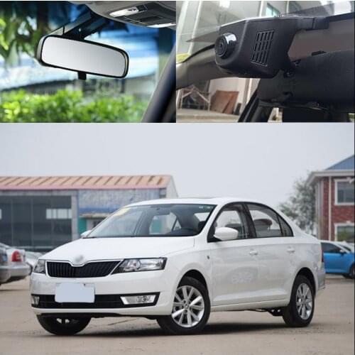 BigBigRoad For Skoda Rapid Car Wifi DVR Car Driving Video Recorder FHD 1080P night vision Car Dash Camera