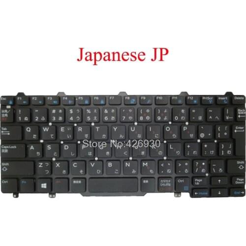 JP Keyboard For DELL For Latitude 7350 E5250 E5270 E7250 E7270 E7450 E7470 3160 3150 Japanese JA SG-63200-2VA 04TD5H 4TD5H new