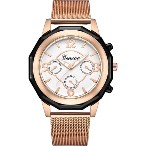 Womens Casual Metal Strap Quartz Watch Top Brand Luxury Girls Bracelet Ladies Watches Clock WristWatch Women Relogio Feminino