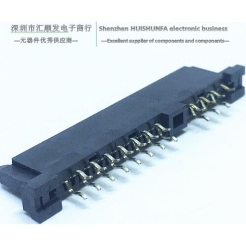 The peripheral connector for SATA 7+15 mother-seat splint mother-seat computer has a double-column SATA socket