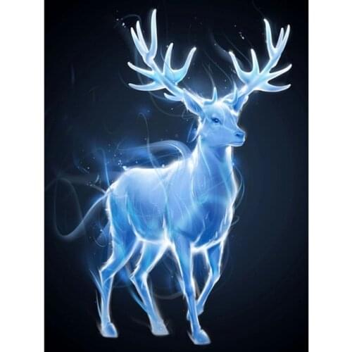 5D DIY Diamond Painting Animal Deer Eagle Square/Full Circle Cross Stitch Rhinestone Home Decoration Handmade Artwork