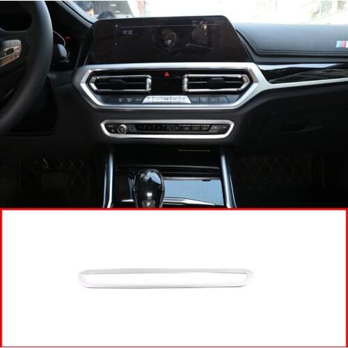 ABS Chrome Car Control Volume Button Decorative Frame Trim For BMW G20 G28 325li 3 Series 2019 2020 Accessories