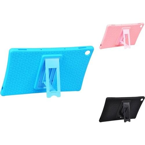 For Lenovo Chromebook Duet Case 10.1Inch Tablet Silicone Case with Tablet Stand Function Protective Case