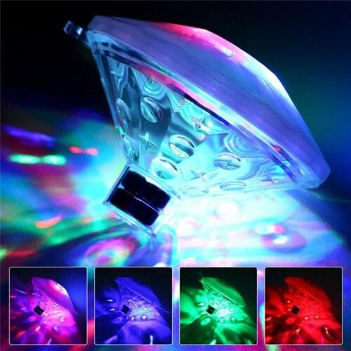 Colorful Floating Underwater Light RGB Submersible LED Party Light Glow Show Swimming Pool Hot Tub Spa Lamp Baby Bath Light