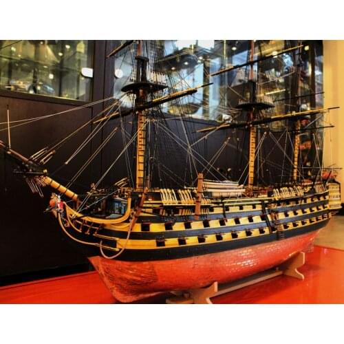 The HMS Victory Scale 1/72 L 54.5" wooden model ship kit