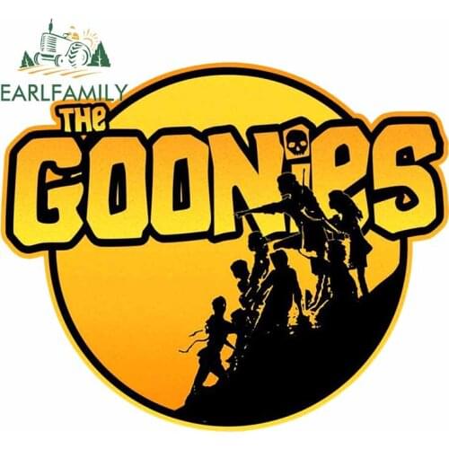 EARLFAMILY 13cm for The Goonies Car Stickers Personality Scratch-proof Custom Printing Bumper Truck DIY VAN Decal Decoration
