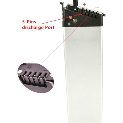 36V 6ah 7ah 8ah 10ah 12ah 14ah electric mountain bike lithium 5P discharge built-in foldable ebike battery No Charger