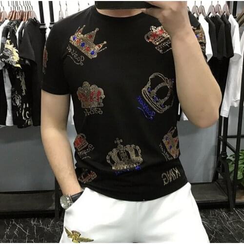 GANBU Men's Plain T-shirts