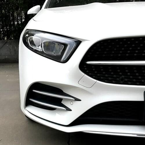 For Mercedes Benz A Class W177 A180 A200 Sports Line Plastic ABS Chrome Stickers Trim Cover Accessories Car Styling